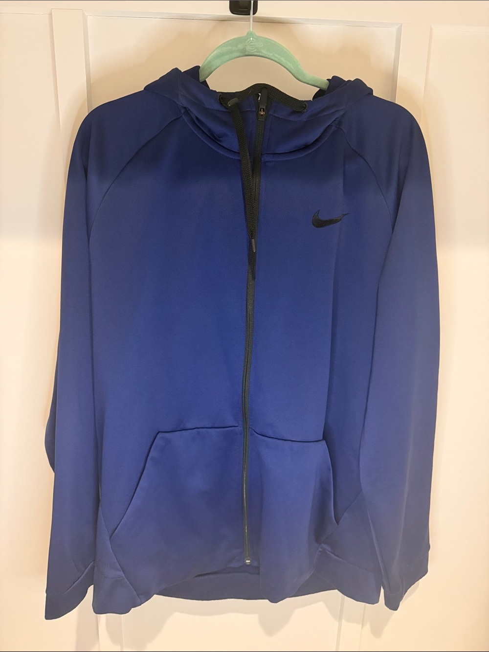 Nike Dr Fit Men's Blue Lightweight Hooded Jacket